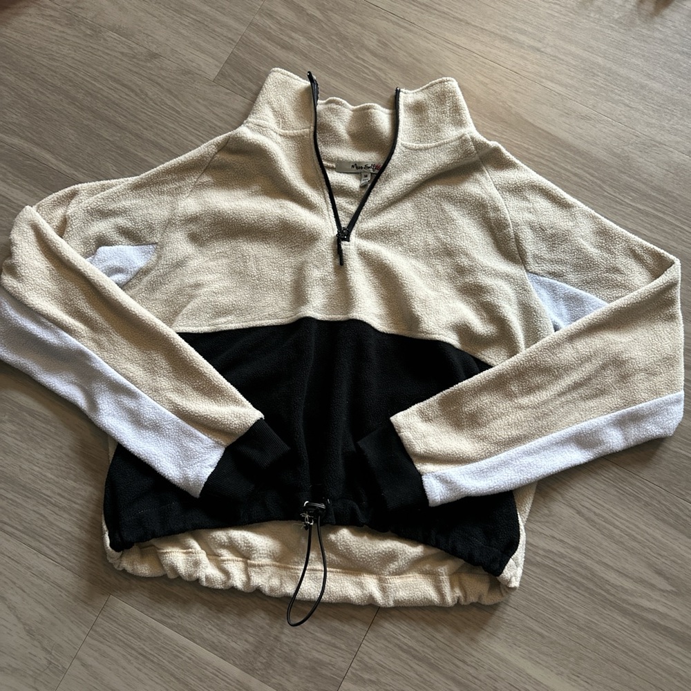 Colorblock Half-Zip Pullover